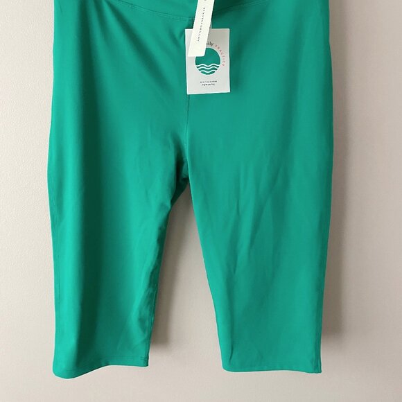 NWT Anthropologie Daily Practice Pedal Pushers Crop Leggings in Fresh Pine sz M - Picture 6 of 7